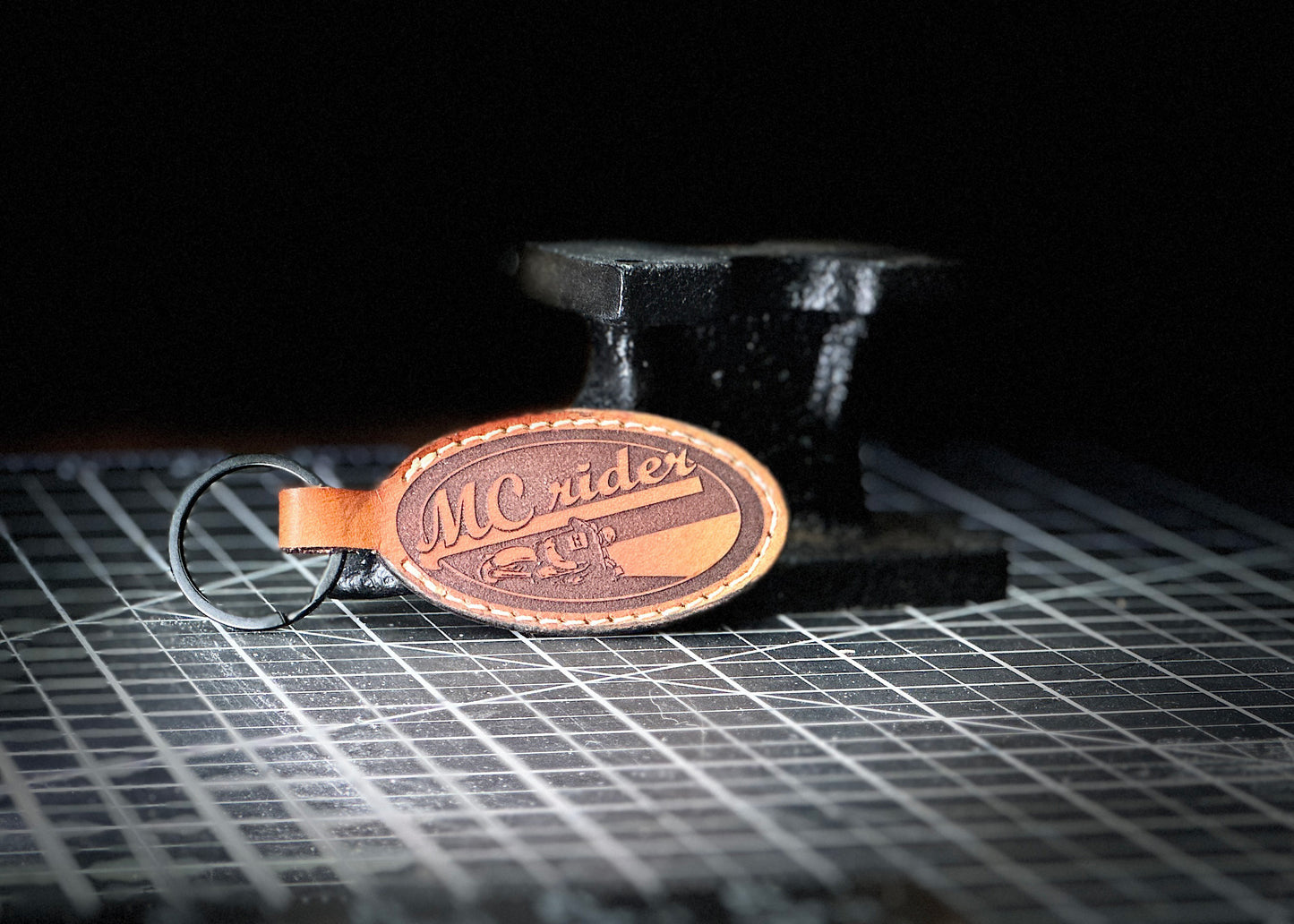 Leather Fob Keychain