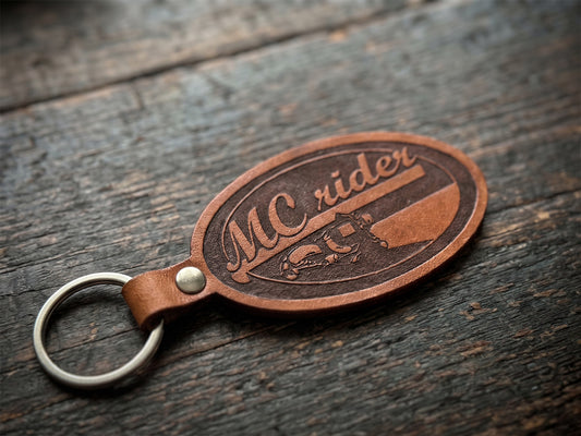 Leather Fob Keychain